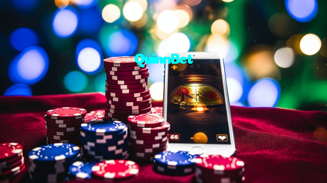 QuinnBet خوش آمدید بونس +600% پیشکش موبائل ایپ کے پروموشن سیکشن میں دکھائی دیتی ہے۔